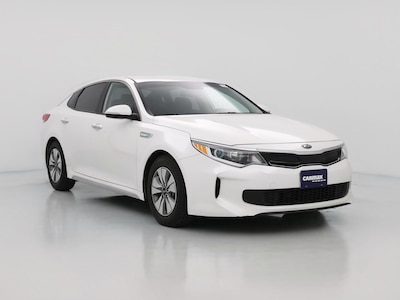 White 2017 Kia Optima Hybrid EX