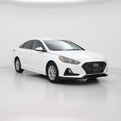 White 2019 Hyundai Sonata SE