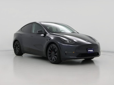 Gray 2025 Tesla Model Y Performance