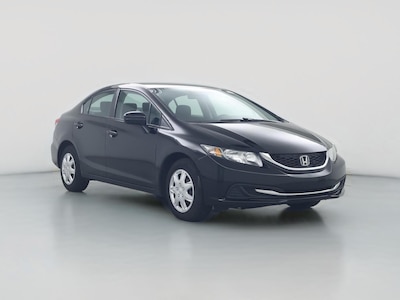 Black 2015 Honda Civic LX