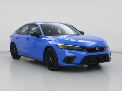 Blue 2023 Honda Civic Sport