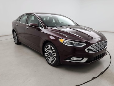 Red 2017 Ford Fusion SE