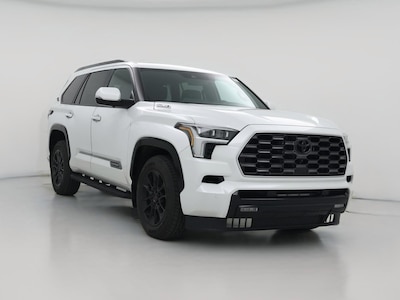 White 2025 Toyota Sequoia Platinum