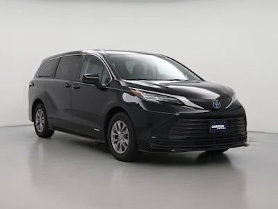 Black 2021 Toyota Sienna Hybrid LE