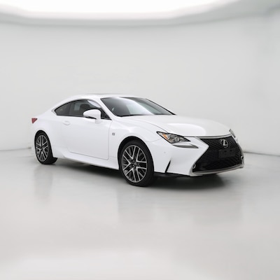 White 2015 Lexus RC 350