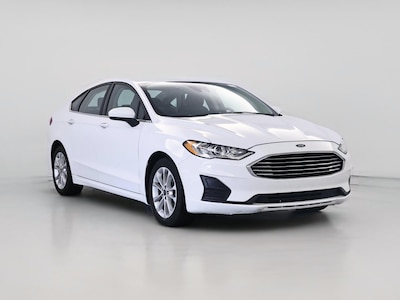 White 2020 Ford Fusion Hybrid SE
