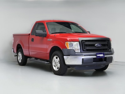 Red 2013 Ford F150 XL