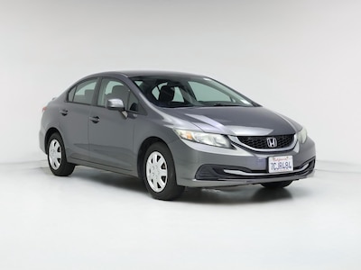 Gray 2013 Honda Civic LX
