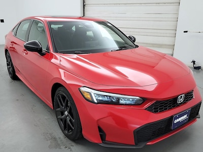Red 2025 Honda Civic Hybrid Sport