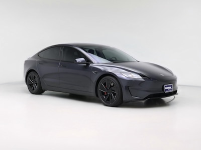 Black 2025 Tesla Model 3 Performance