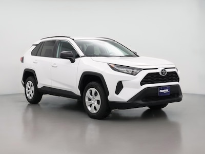 White 2019 Toyota RAV4 LE