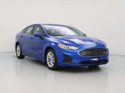 Blue 2019 Ford Fusion Hybrid SE