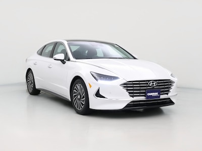 White 2022 Hyundai Sonata Hybrid Limited