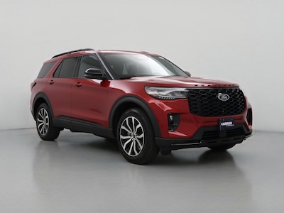 Red 2025 Ford Explorer ST-Line