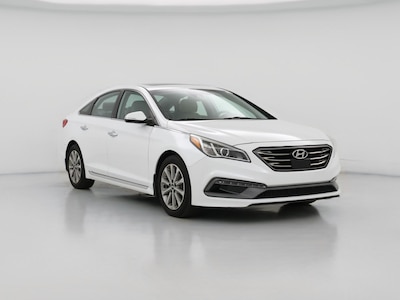 White 2017 Hyundai Sonata Limited