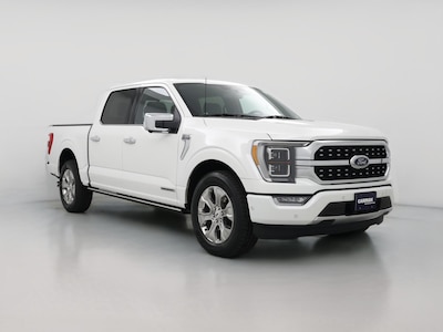 White 2022 Ford F150 Platinum