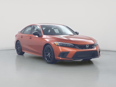 Orange 2022 Honda Civic SI