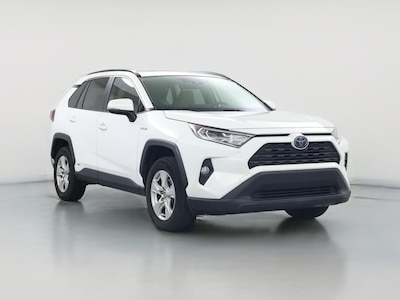 White 2020 Toyota RAV4 Hybrid XLE