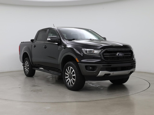 Black 2020 Ford Ranger Lariat SuperCrew 4WD Pickup Truck Four-Wheel Drive Automatic