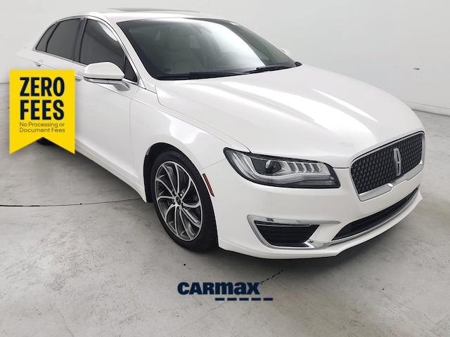 White 2019 Lincoln MKZ Sedan Front-Wheel Drive Automatic