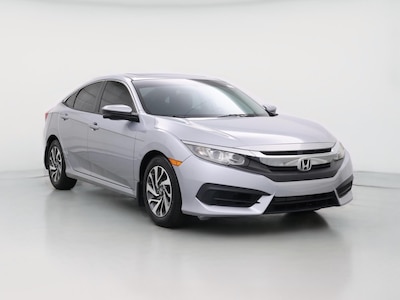 Silver 2016 Honda Civic EX