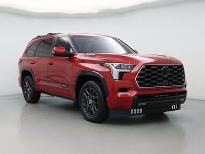 Red 2024 Toyota Sequoia Platinum