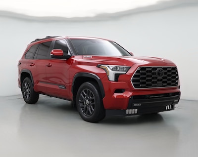 Red 2024 Toyota Sequoia Platinum