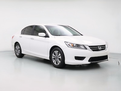 White 2014 Honda Accord LX