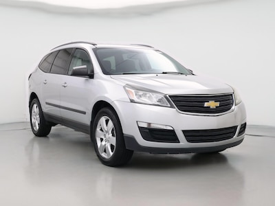 Silver 2017 Chevrolet Traverse LS