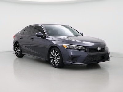 Gray 2023 Honda Civic EX