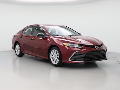 Red 2021 Toyota Camry LE