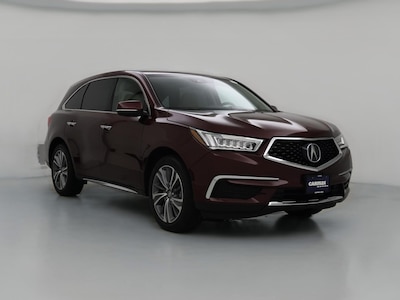 Red 2018 Acura MDX