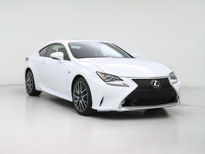 White 2015 Lexus RC 350