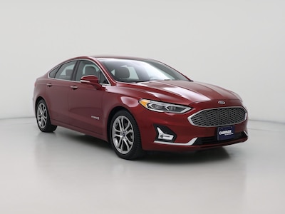 Red 2019 Ford Fusion Hybrid Titanium