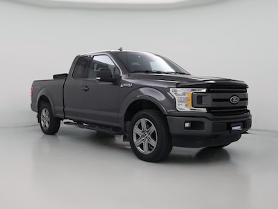 Gray 2018 Ford F150 XLT