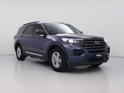 Blue 2021 Ford Explorer XLT