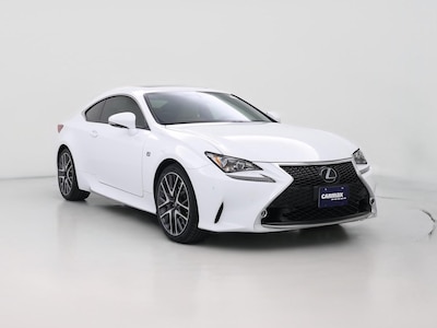 White 2016 Lexus RC 350