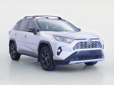 Silver 2019 Toyota RAV4 Hybrid XSE