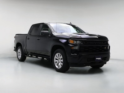 Black 2022 Chevrolet Silverado 1500 Custom
