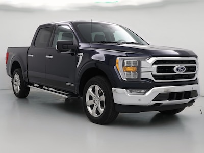 Blue 2023 Ford F150 XLT