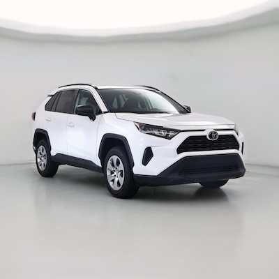 White 2021 Toyota RAV4 LE
