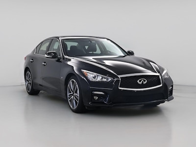 Black 2015 Infiniti Q50 S