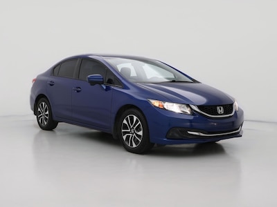 Blue 2015 Honda Civic EX