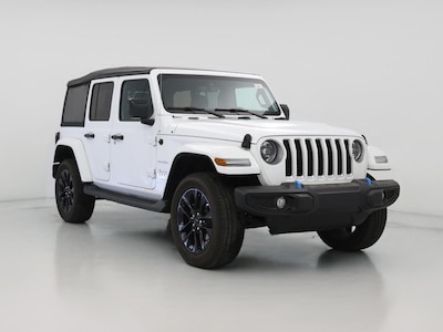 White 2023 Jeep Wrangler 4XE PHEV Unlimited Sahara