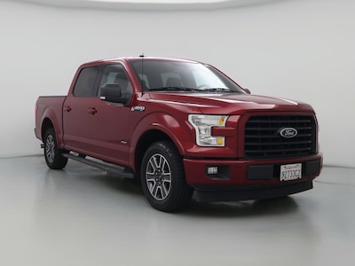 Red 2017 Ford F150 XLT