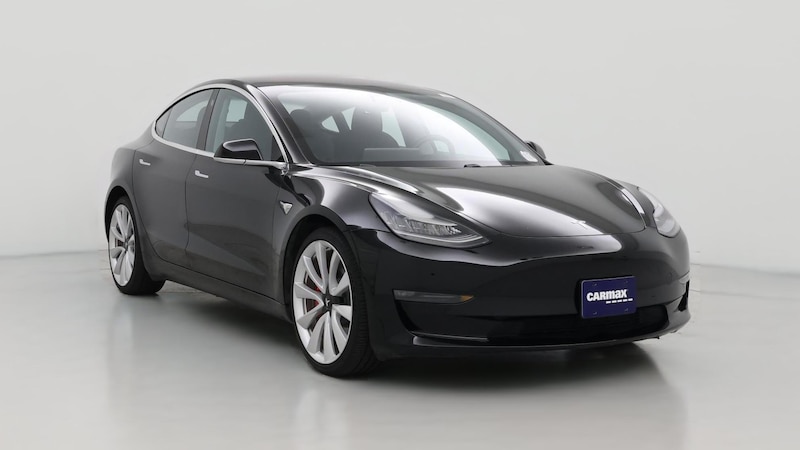 2018 Tesla Model 3 Performance Hero Image