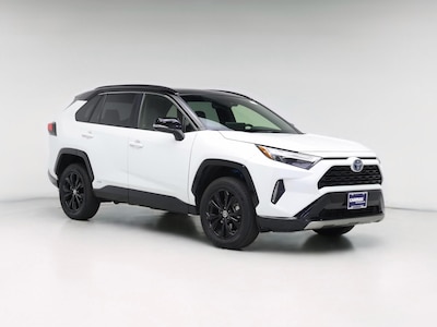 White 2023 Toyota RAV4 Hybrid XSE