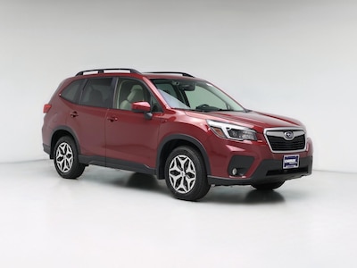 Red 2021 Subaru Forester Premium