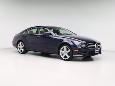 Blue 2014 Mercedes-Benz CLS550