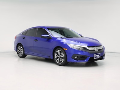 Blue 2017 Honda Civic EX-L
